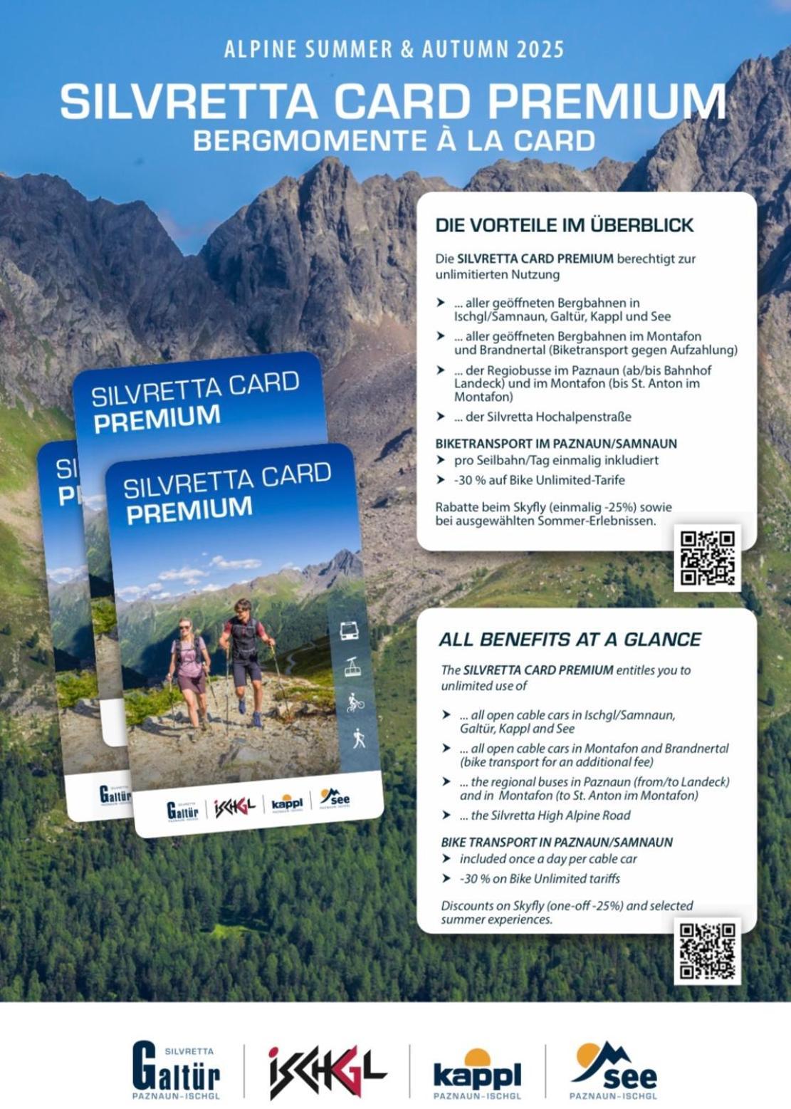 Apart Scharler Mit Silvretta Card See Bagian luar foto